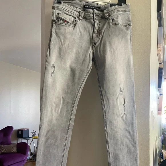 Diesel mens jeans size L 32 W 29 - Picture 1 of 3